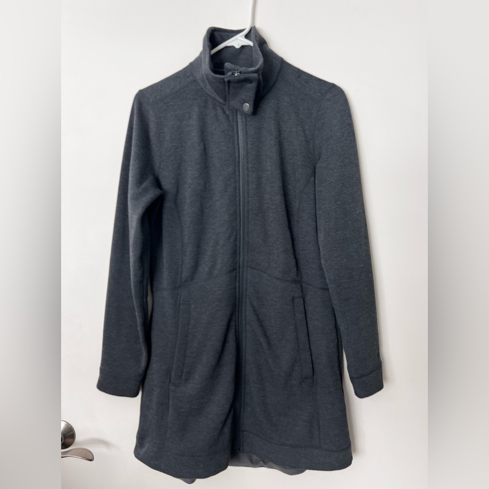 Marmot Charcoal Grey Fleece Jacket/Tunic Size Small